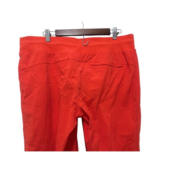 Athleta Trekkie North Joggers Womens 16 XL Tall Orange Drawstring Outdoor Hiking - Picture 8 of 14
